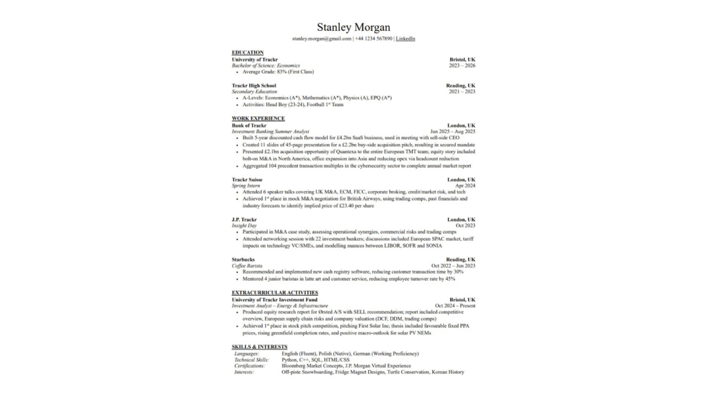 cv template